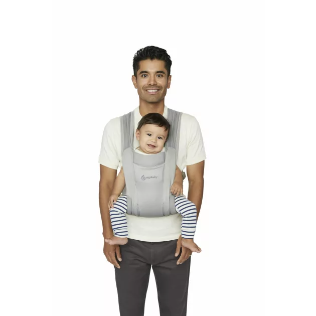 Ergobaby Embrace Hordozó Soft Air Mesh: Soft Grey / Szürke