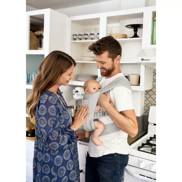 Ergobaby Embrace Hordozó Soft Air Mesh: Soft Grey / Szürke
