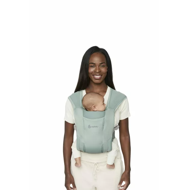 Ergobaby Embrace Hordozó Soft Air Mesh: Sage / Zsálya zöld