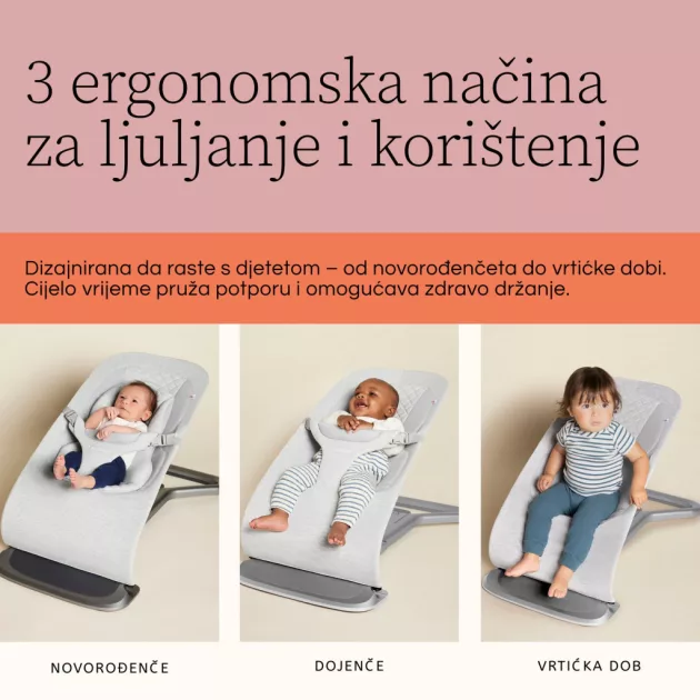 Ergobaby Evolve 3 in 1 Pihenőszék - Cream / Krém