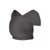 Ergobaby Aura Sustainable Knit Hordozókendő: Soft Black / Fekete