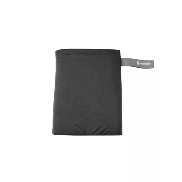 Ergobaby Aura Sustainable Knit Hordozókendő: Soft Black / Fekete