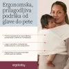 Ergobaby Aura Sustainable Mesh Hordozókendő: Twilight Navy / Kék