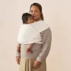 Ergobaby Aura Sustainable Knit Hordozókendő: Grey Stripes / Szürke csíkos