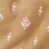 Ergobaby Aura Sustainable Knit Hordozókendő: Camel Harvest / Barna fehér mintával