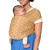 Ergobaby Aura Sustainable Knit Hordozókendő: Camel Harvest / Barna fehér mintával