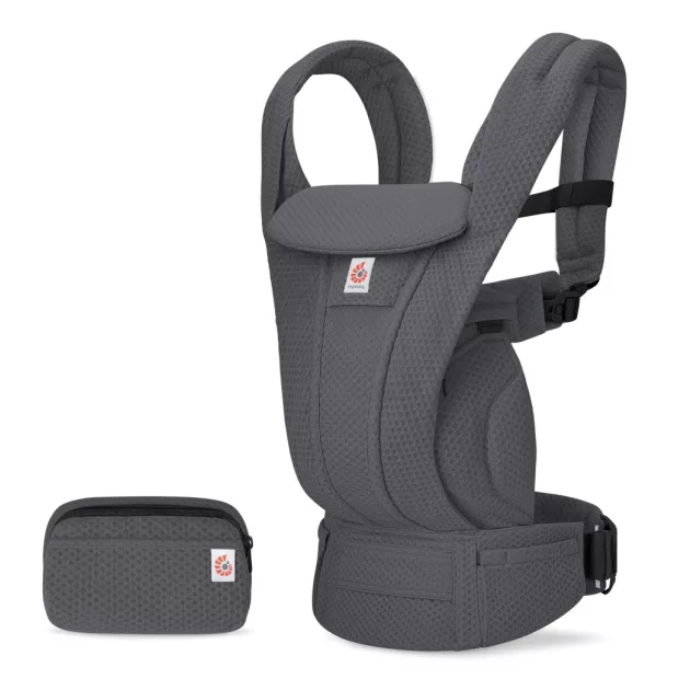 Ergobaby Omni Deluxe Mesh Hordozó: Graphite Grey / Grafit szürke