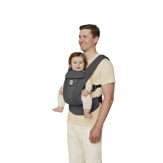 Ergobaby Omni Deluxe Mesh Hordozó: Graphite Grey / Grafit szürke