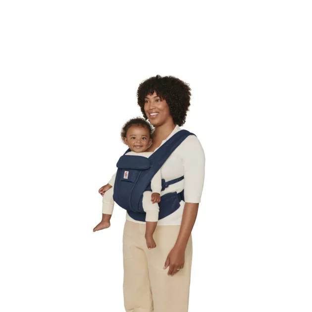 Ergobaby Omni Deluxe Mesh Hordozó: Midnight Blue / Kék