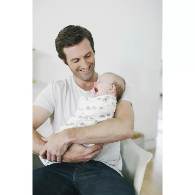 Ergobaby Swaddler Pólya - Elefánt