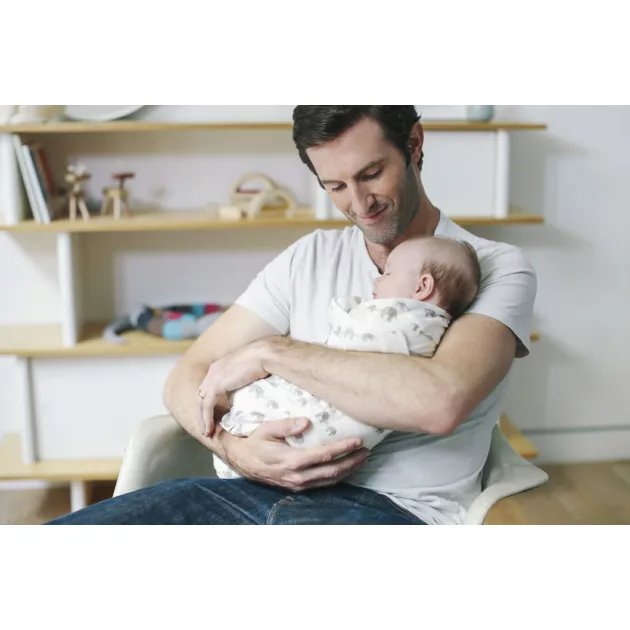 Ergobaby Swaddler Pólya - Elefánt