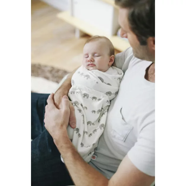 Ergobaby Swaddler Pólya - Elefánt