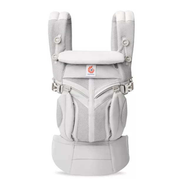 Ergobaby Omni 360 Cool Air Mesh Hordozó: - Pearl Grey / Gyöngy szürke