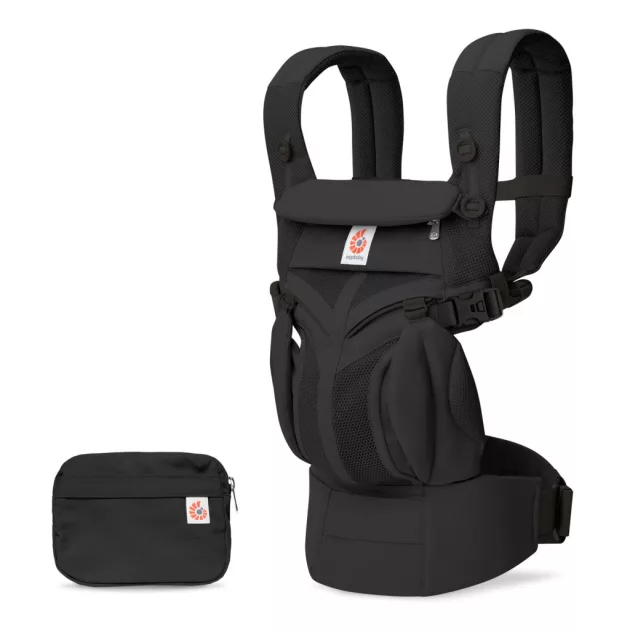 Ergobaby Omni 360 Cool Air Mesh Hordozó: - Onyx Black / fekete