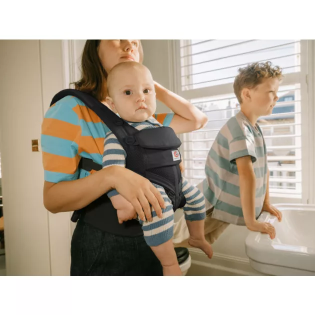 Ergobaby Omni 360 Cool Air Mesh Hordozó: - Onyx Black / fekete