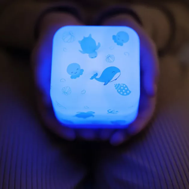 Cloud b Cube B hordozható éjszakai lámpa - Ocean