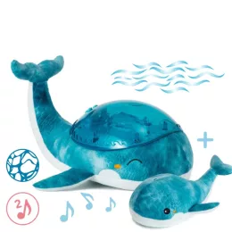   Cloud b Tranquil Whale -projektoros éjjeli fény bálna - Blue