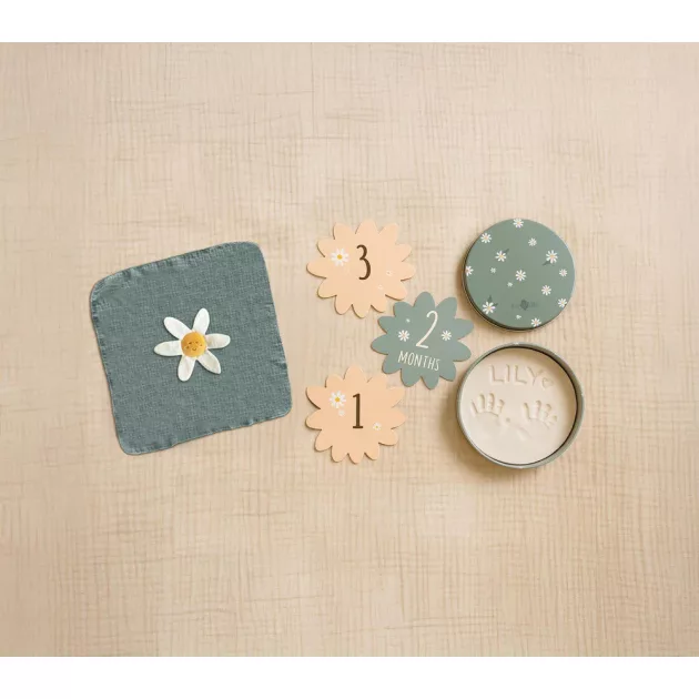 Petit Artichaut Születési ajándékszett - Daisy Blue