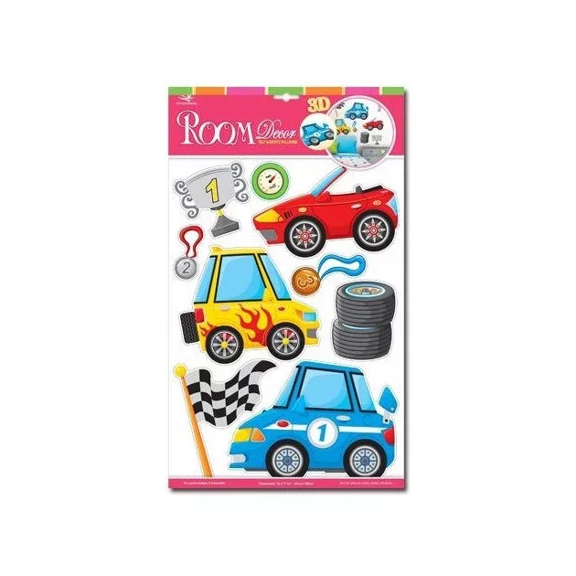 SLK 3D szobadekoráció - Cars