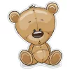 SRP Kétréteges faldekoráció - Teddy Bear