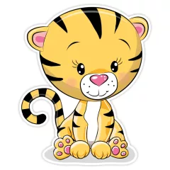 SRP Kétréteges faldekoráció - Tiger