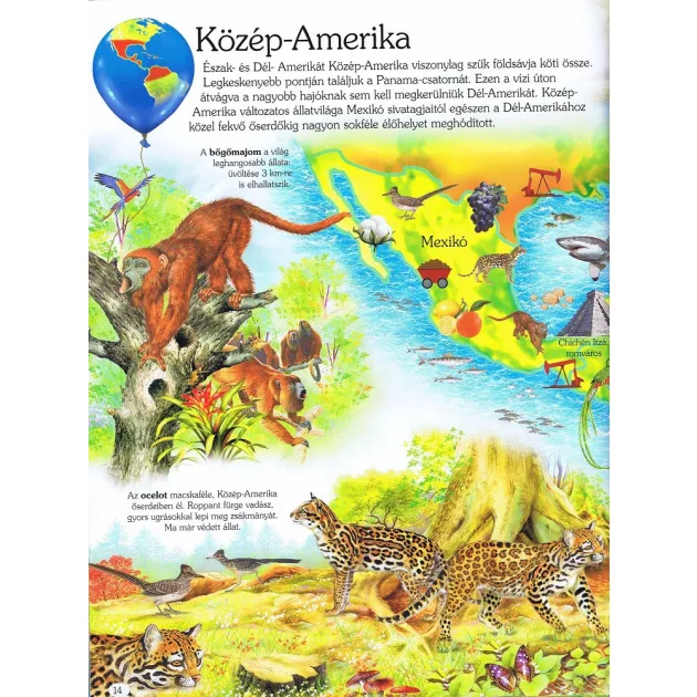 Képes atlasz gyermekeknek - Állatok és élőhelyek