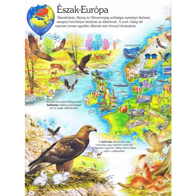 Képes atlasz gyermekeknek - Állatok és élőhelyek