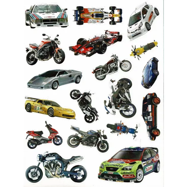 Mozgalmas matricásfüzet - Versenygépek