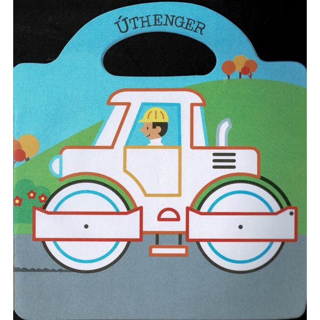 Táskás kifestő matricákkal - Munkagépek