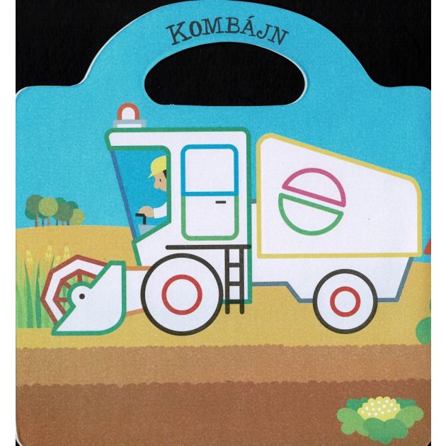 Táskás kifestő matricákkal - Munkagépek