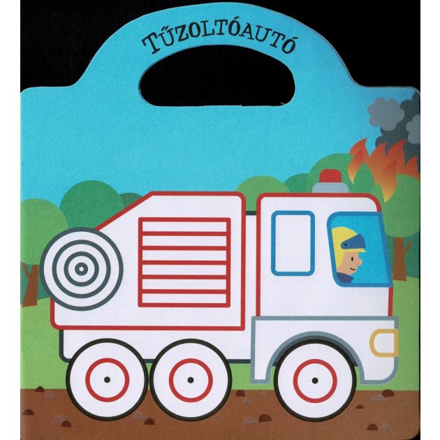 Táskás kifestő matricákkal - Teherautók