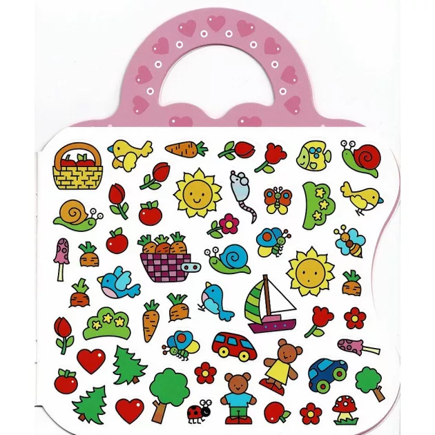 Füles kifestő matricákkal - 1. Bicikli