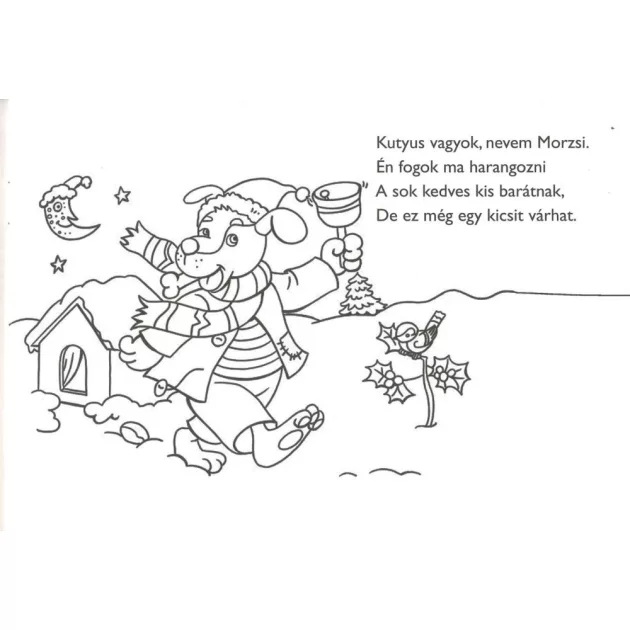 Kifestőfüzet ovisoknak - Morzsi karácsonya