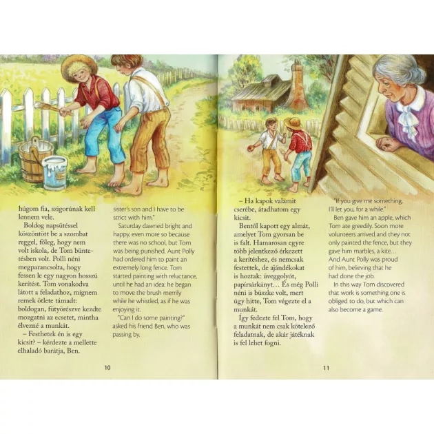 Klasszikusok magyarul-angolul: Tom Sawyer kalandjai