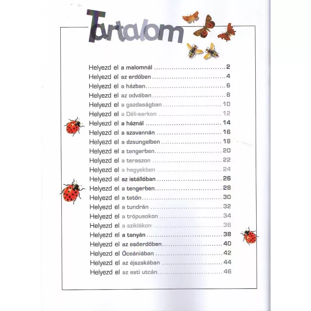 1000 állat matricája - Fehér