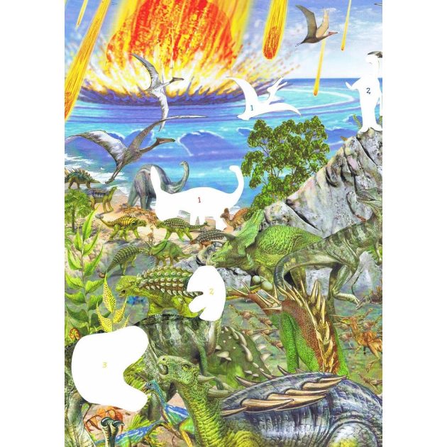 1000 dinó matricája - Fehér