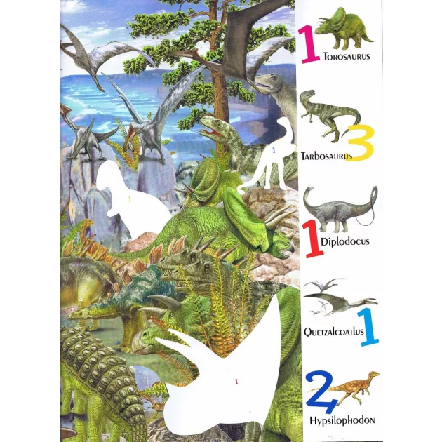 1000 dinó matricája - Fehér