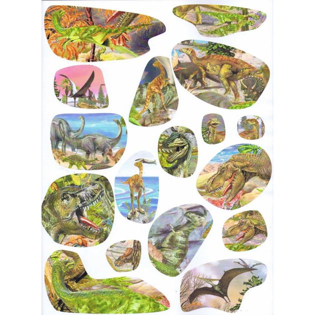 1000 dinó matricája - Fehér