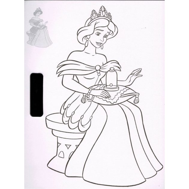 Színező matricákkal - Hercegnők