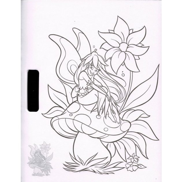 Színező matricákkal - Tündérek