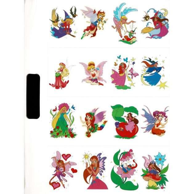 Színező matricákkal - Tündérek