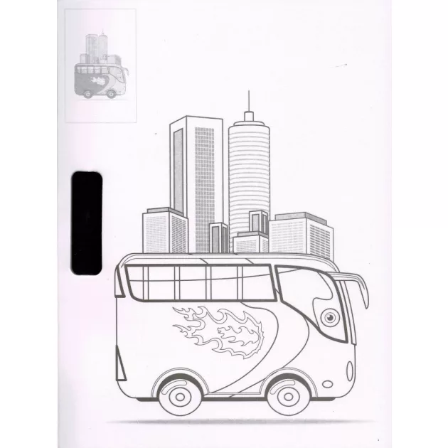 Színező matricákkal - Járművek