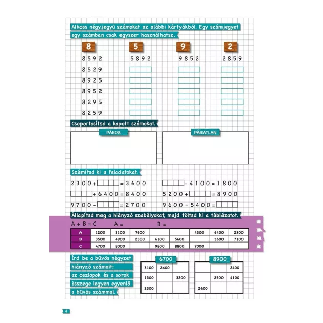 Jobb leszek ... matekból - 4. osztályosoknak