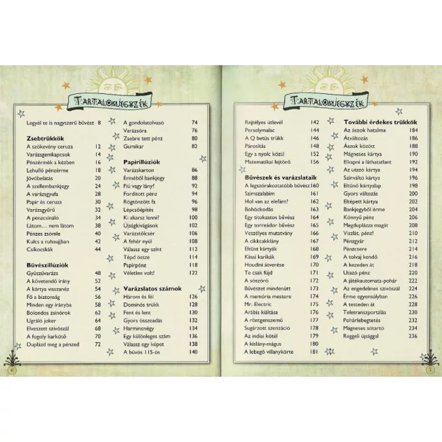 Mindent tudni akarok! - Bűvészkönyv