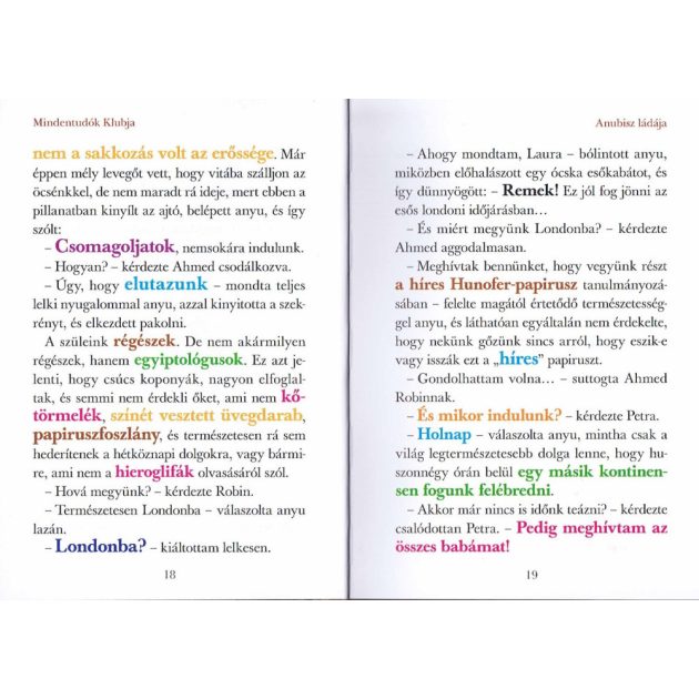 Mindentudók klubja 10. - Anubisz ládája