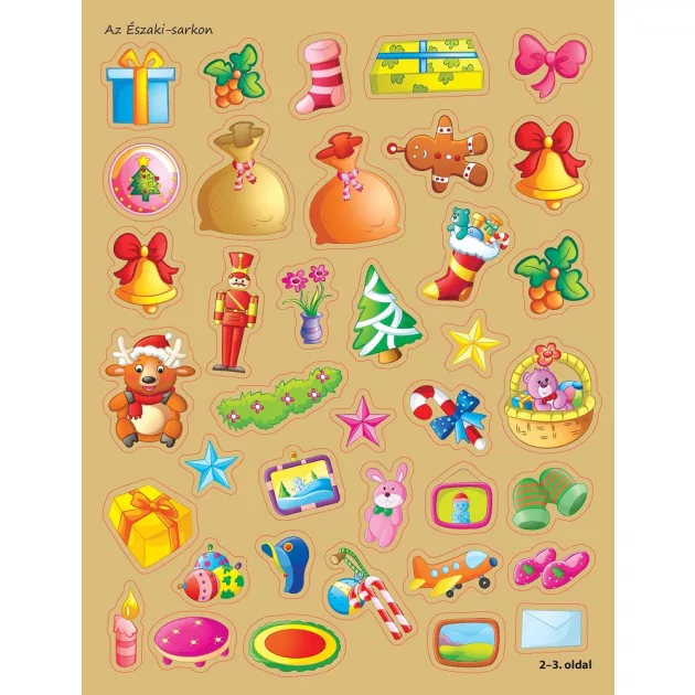 Télapó postavonata (500 matricával)