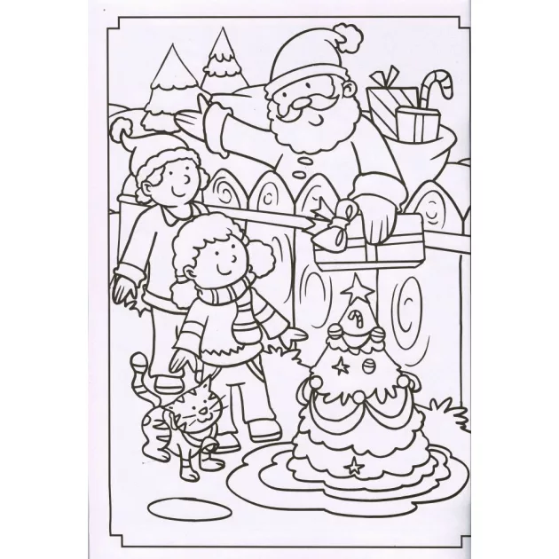 Színezz a Télapóval