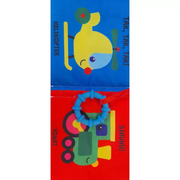 Textilkönyv rágókával - Járművek