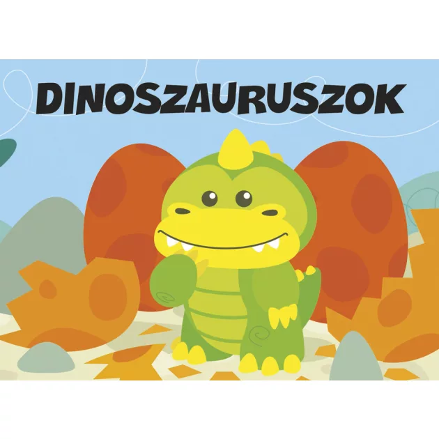 Pancsolókönyv szivaccsal - Dinoszaurusz