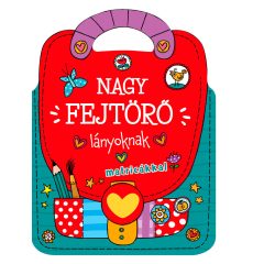 Nagy fejtörő - lányoknak matricákkal